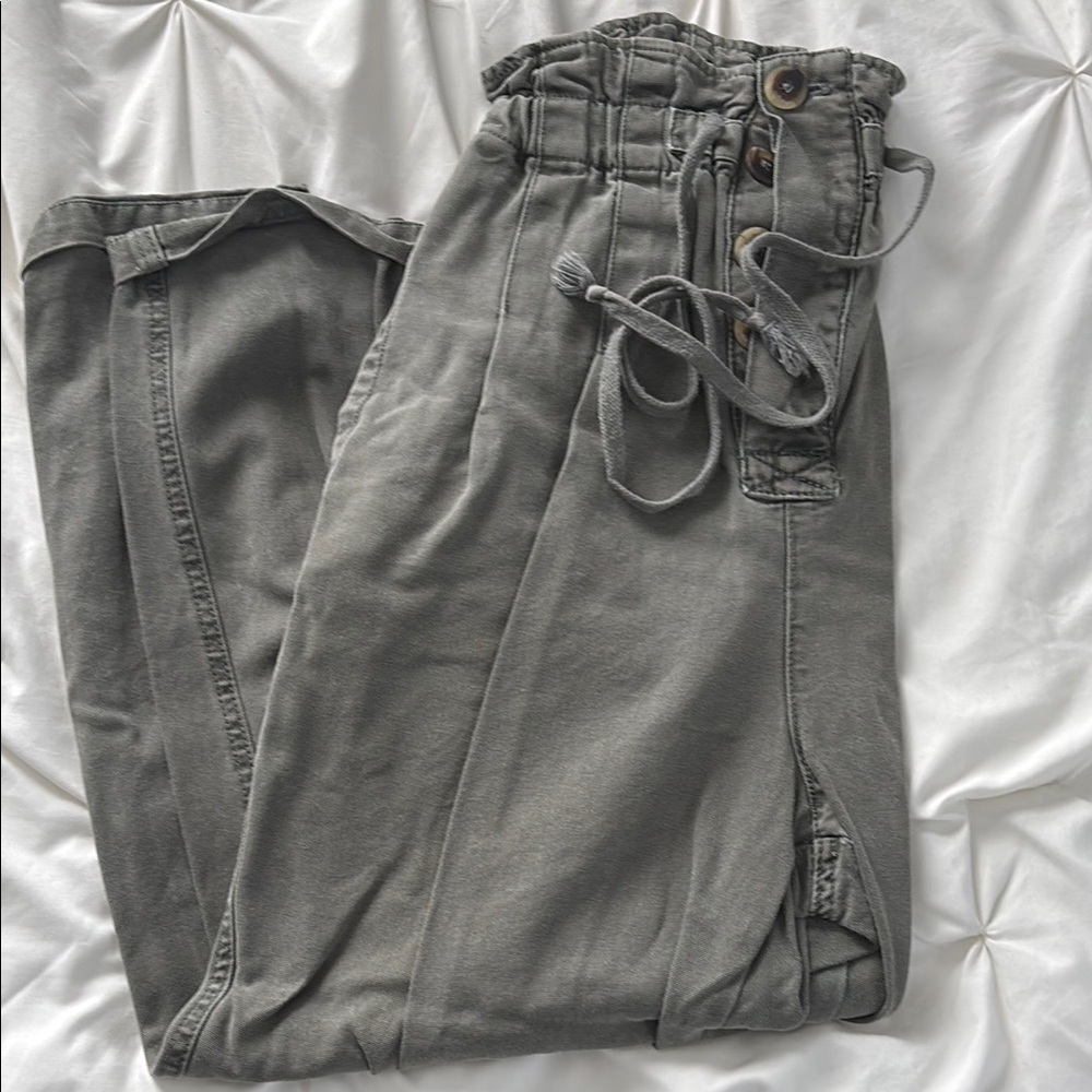 Green Free People Cargo Pants